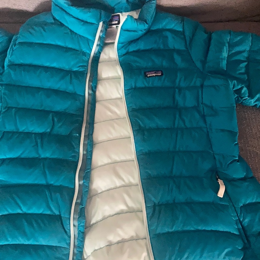 Teal girls  xxl Patagonia puffer
